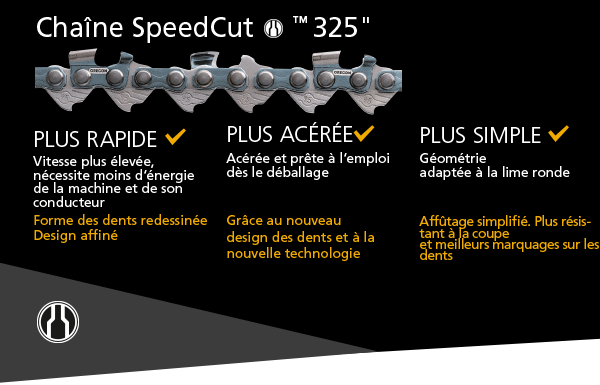 LE SYST&#200ME OREGON&#174 SPEEDCUT&#8482