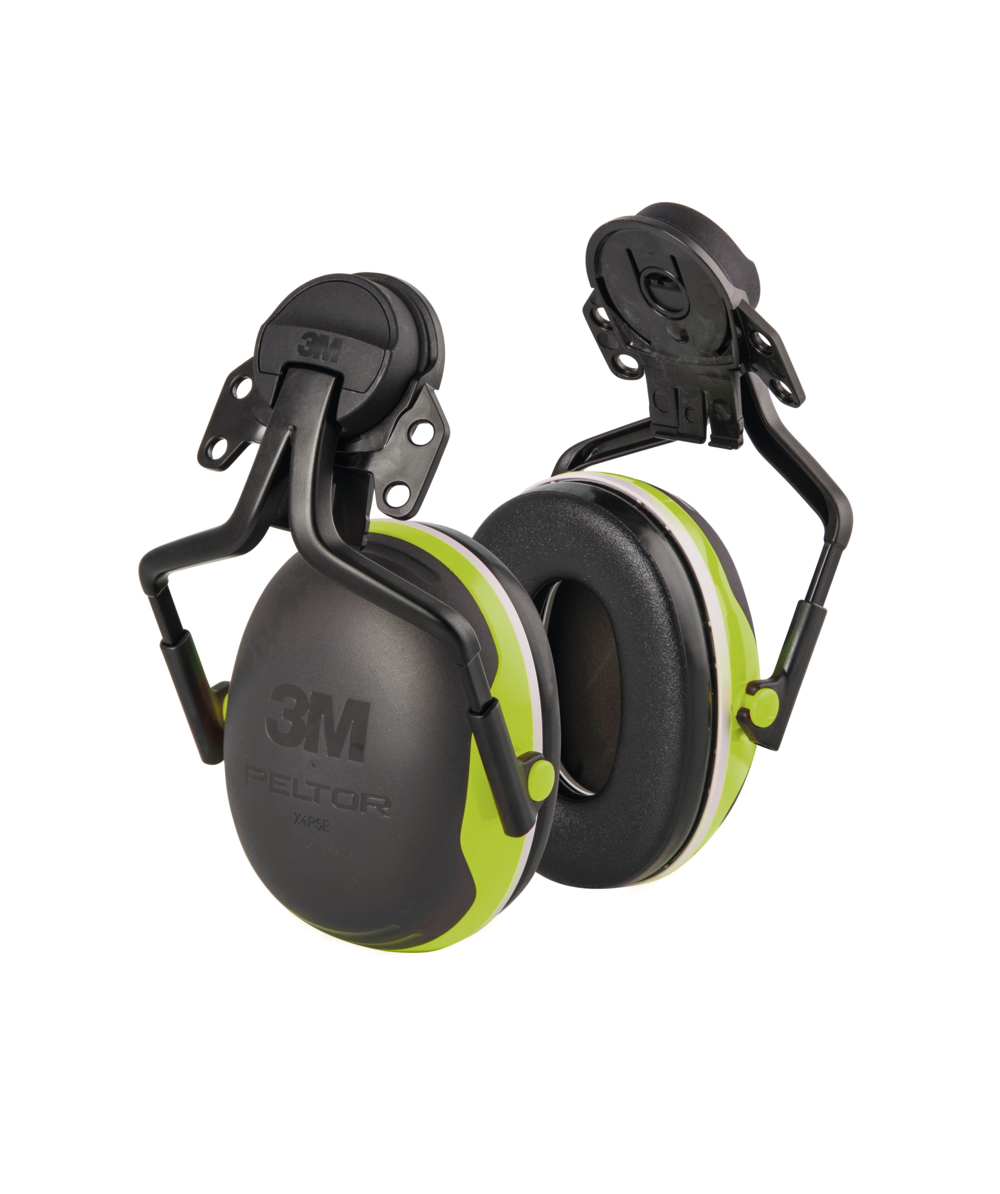 3M™ Peltor™ Protection auditive à coquilles X4 avec serre-tête en jaune/vert