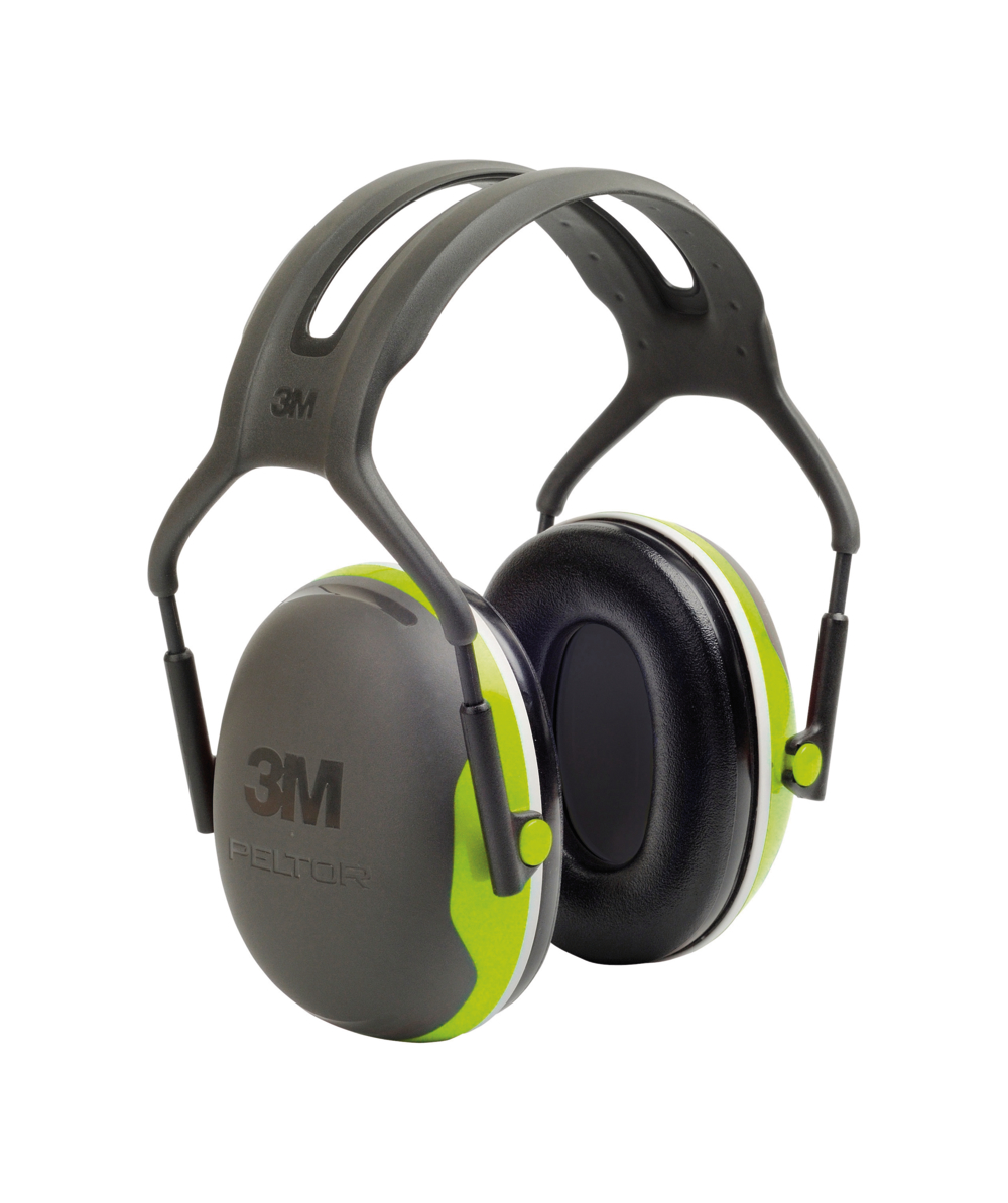 3M Peltor protection auditive à coquilles X4 avec serre-tête, Vert fluo, XX74253