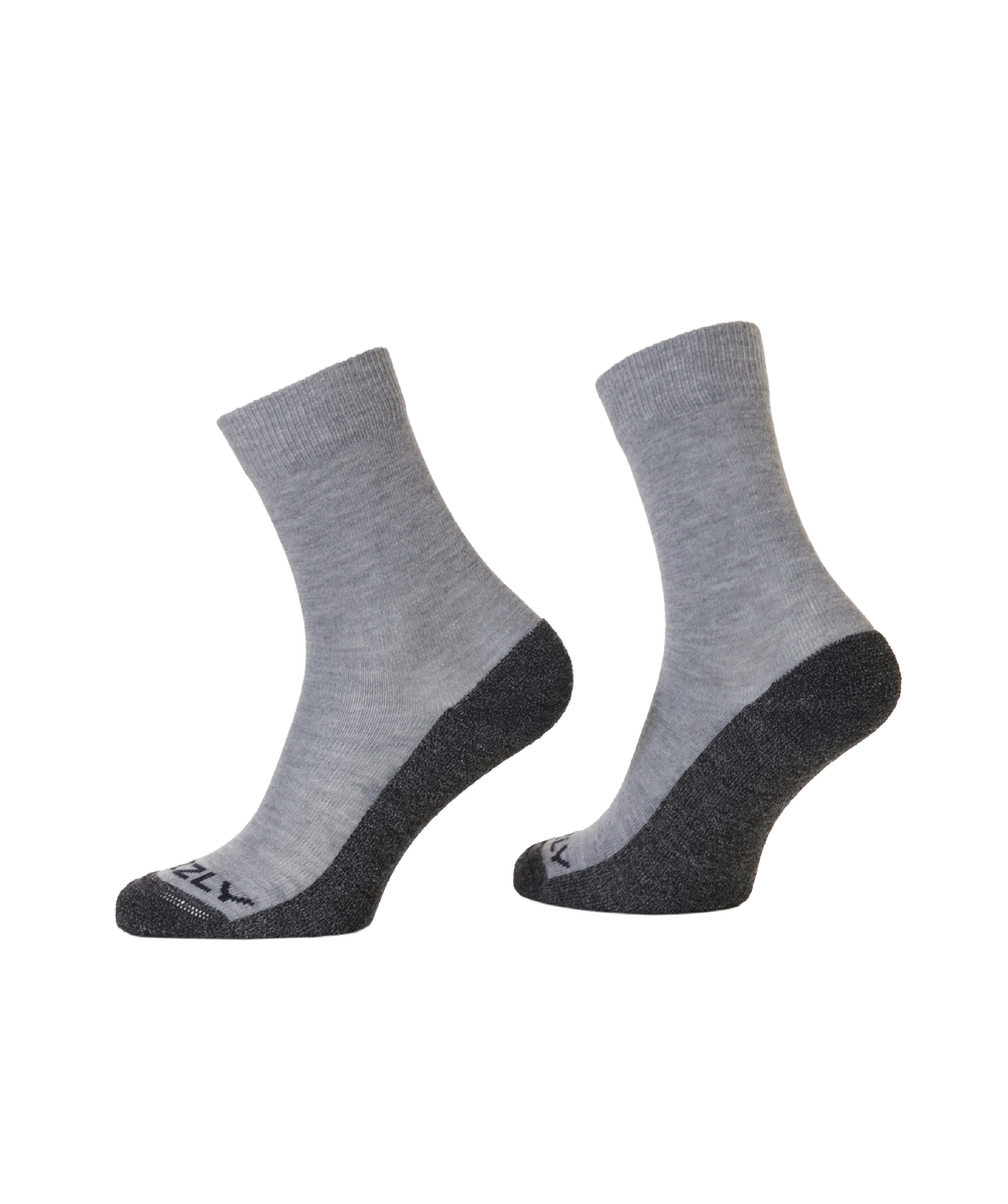 Chaussettes anti-tiques Grizzly Enfant Alaska gris, XX71510