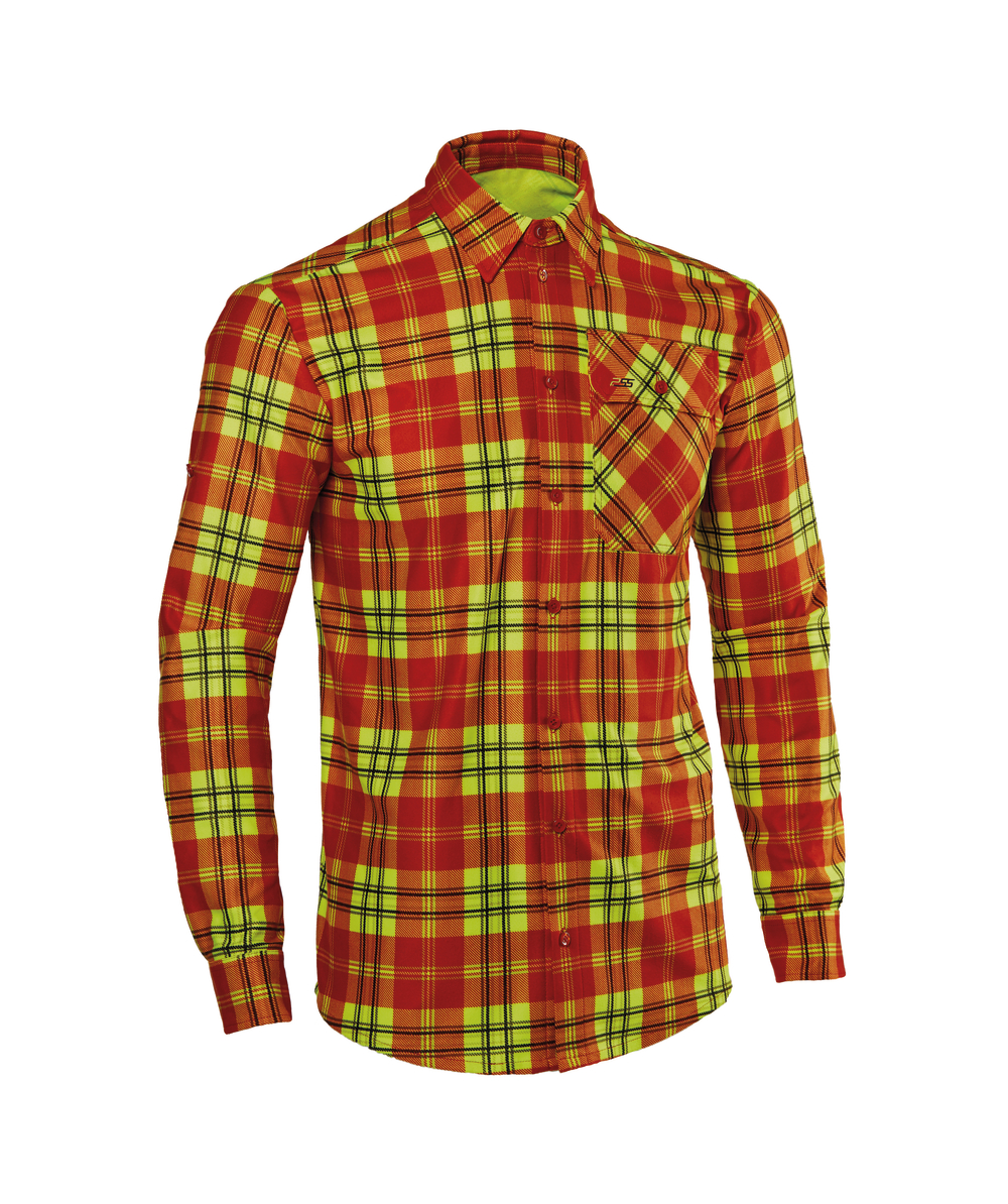 Chemise PSS X-treme Active rouge/jaune, XX77194