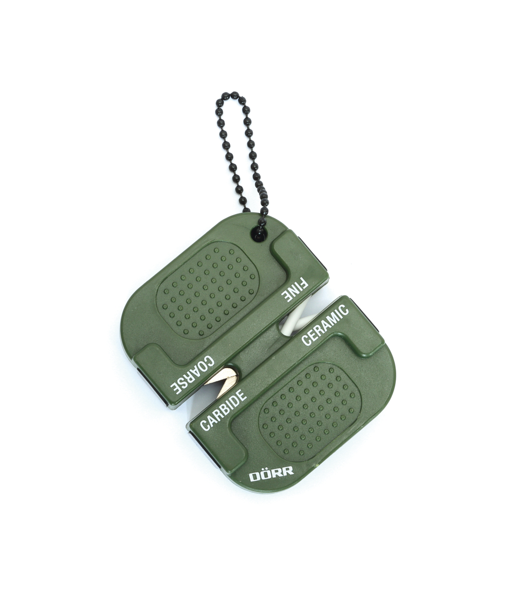 DRR Mini aiguiseur de couteaux XS-2 vert olive, vert olive, XXDR208031