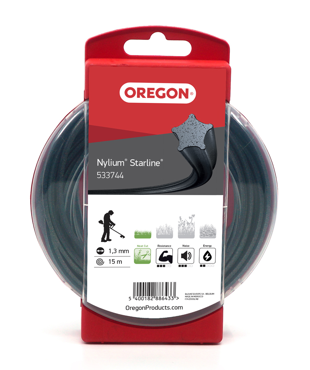 Fil de coupe Nylium Starline Oregon Diamtre 1,3 mm, Longueur 15 m, Diamtre 1,3 mm, Longueur 15 m, 533744