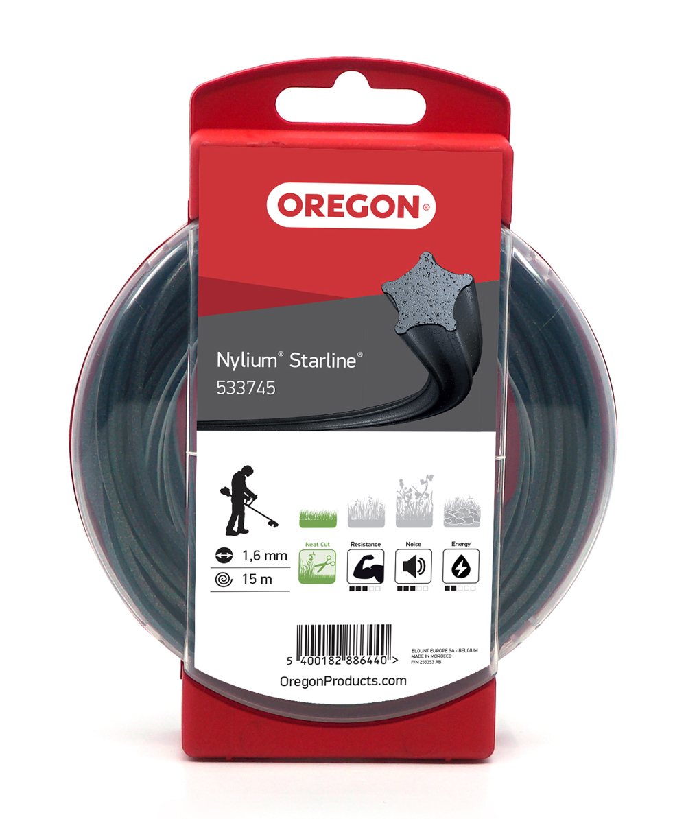 Fil de coupe Nylium Starline Oregon Diamtre 1,6 mm, Longueur 15 m, Diamtre 1,6 mm, Longueur 15 m, 533745