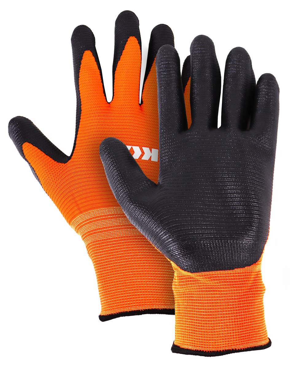 Gants de travail / gants de jardinage Flex de KOX orange