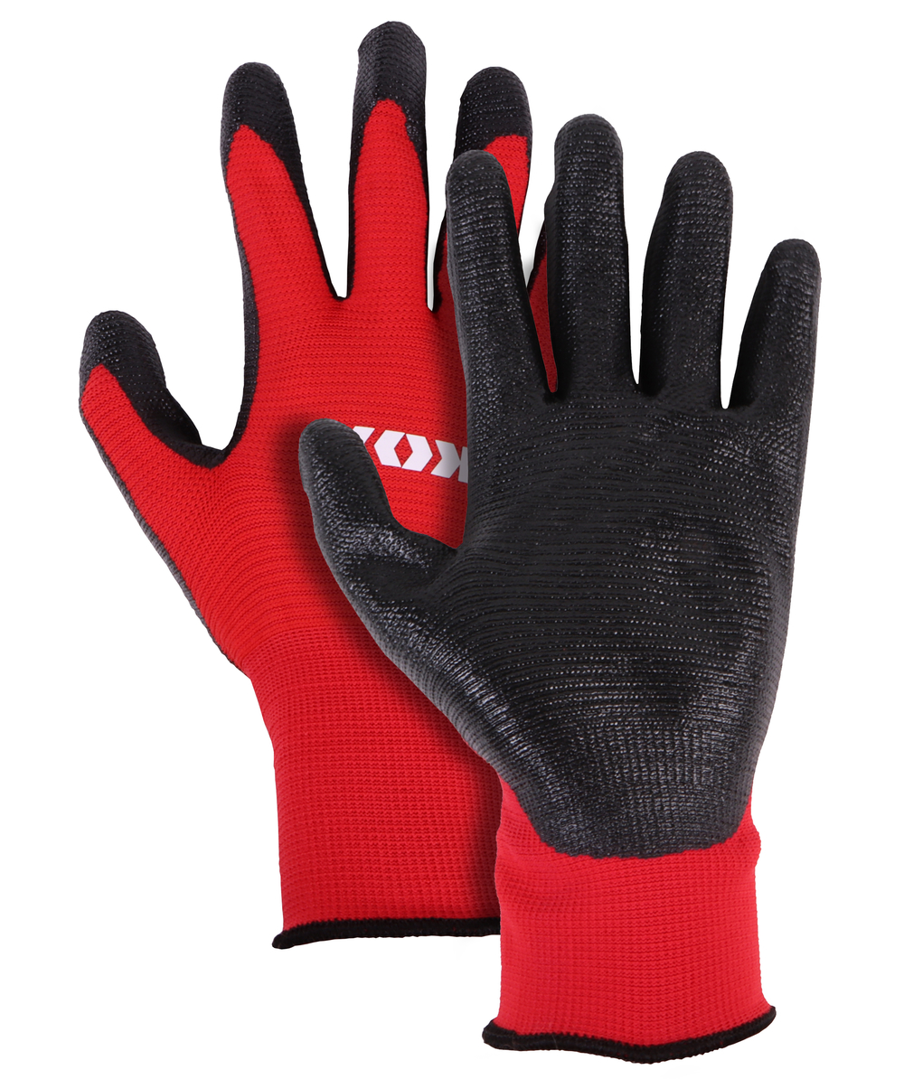 Gants de travail / gants de jardinage Flex de KOX, rouge, XX75323