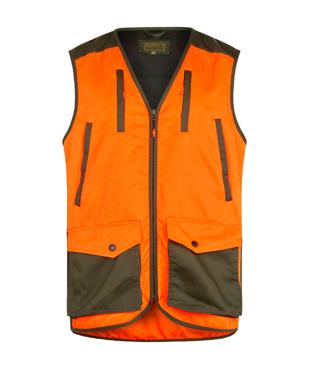 Gilet de chasse Travo orange fluo de Seeland, XXSL1209655