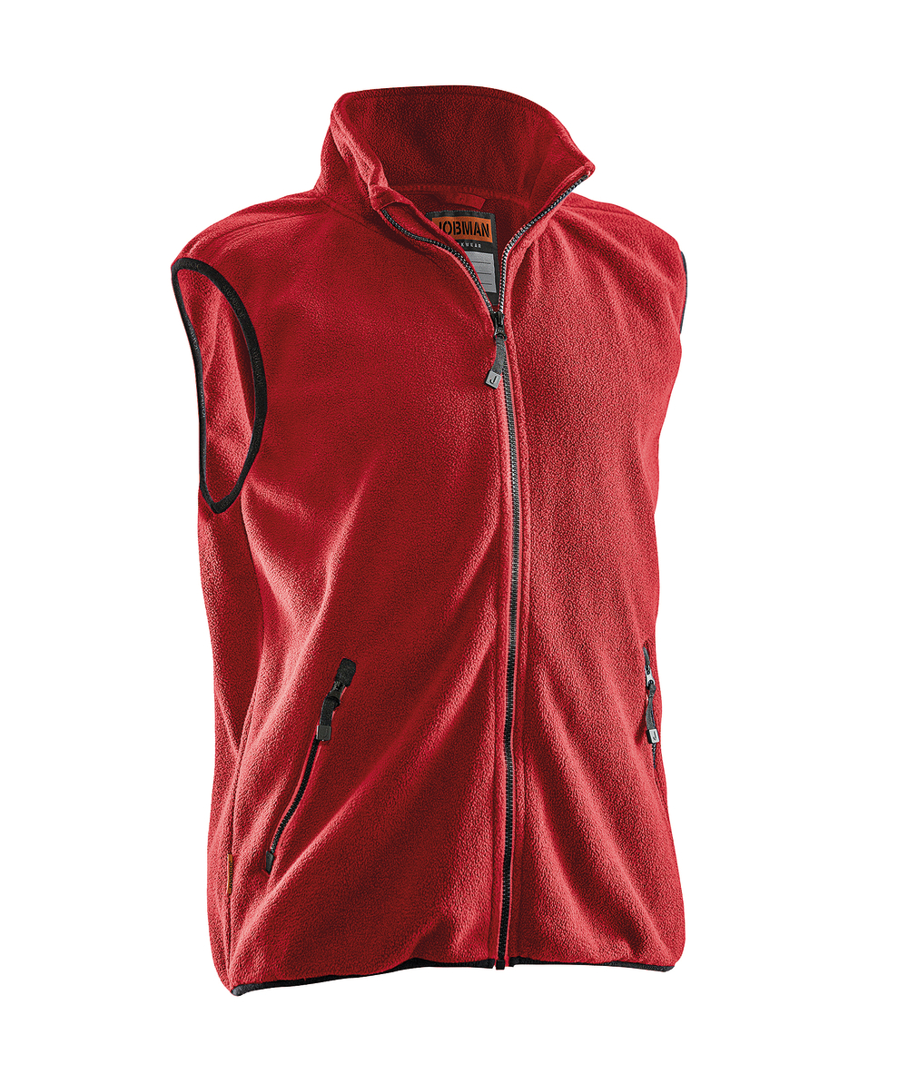 Gilet polaire Jobman 7501 rouge, rouge, XXJB7501R