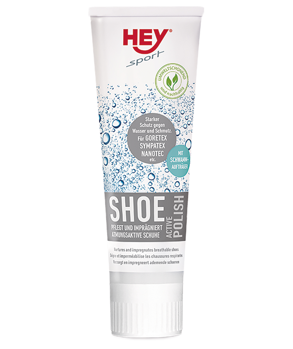 HEY Sport Active crme polish, noir, Entretient et impermabilise les chaussures respirantes, XX73509-02