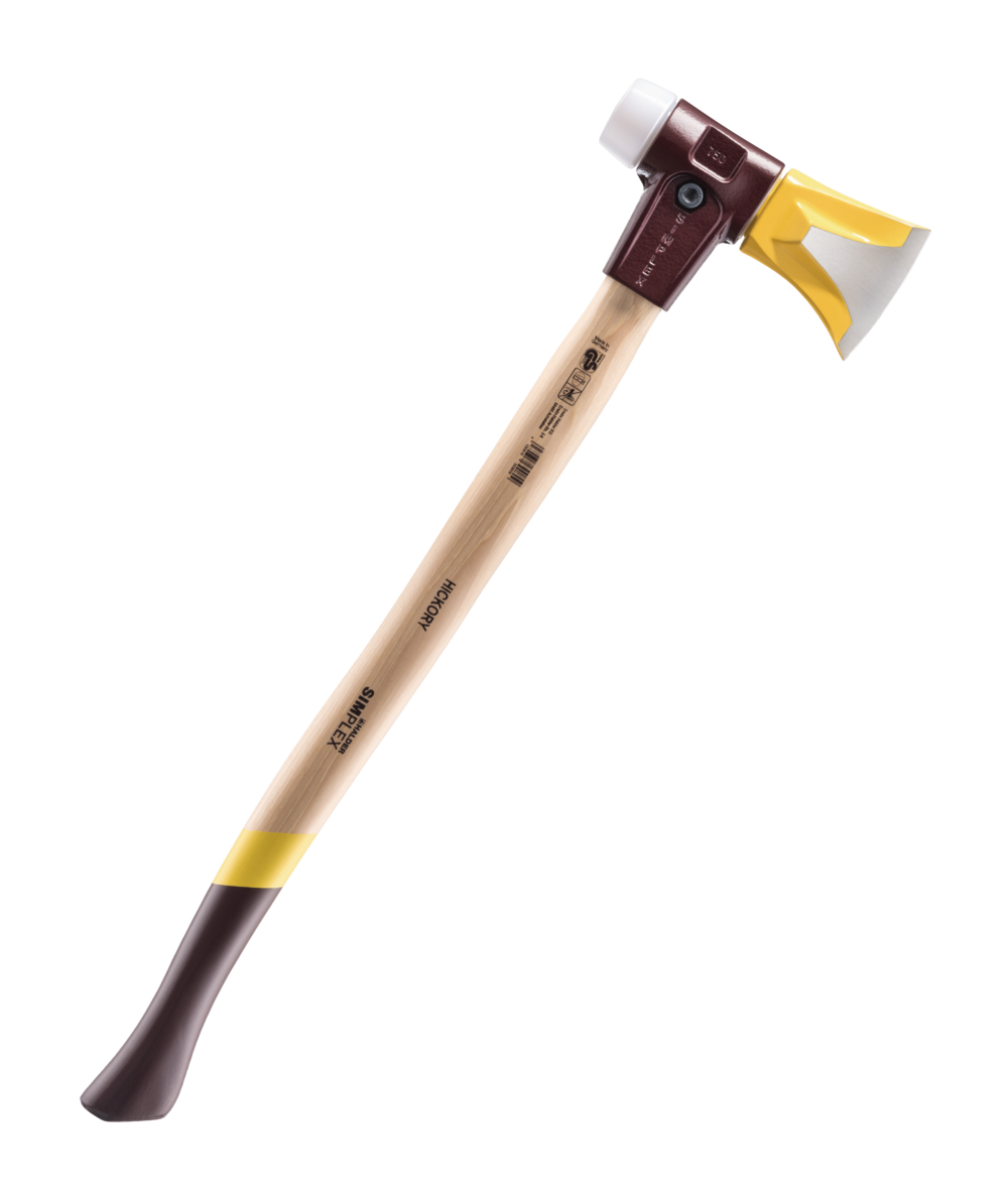 Hache de fendage de croupion Simplex avec barres de clavetage, 76,5 cm, 2840 g, XX97165