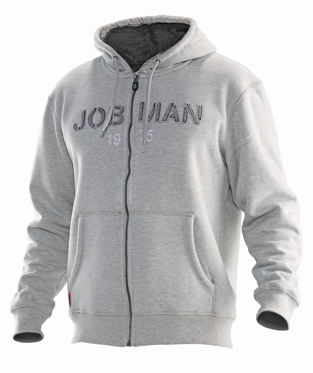 Jobman sweat-shirt à capuche 5154, gris, XXJB5154G