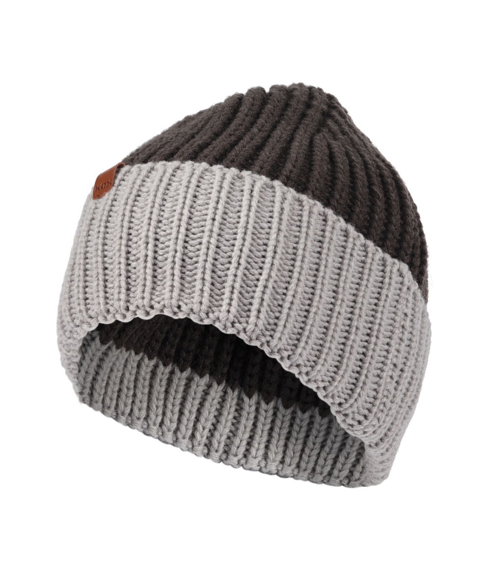 KOX Knit Cap, anthracite/gris clair, XX72519