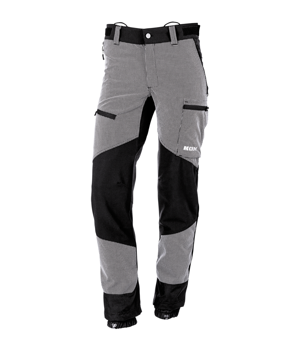 Pantalon de plein air Strong de KOX noir/gris