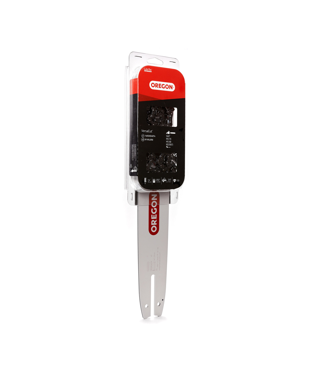 Kit de guide et chanes Oregon1+2 AdvanceCut : 1 guide et 2 chanes 3/8