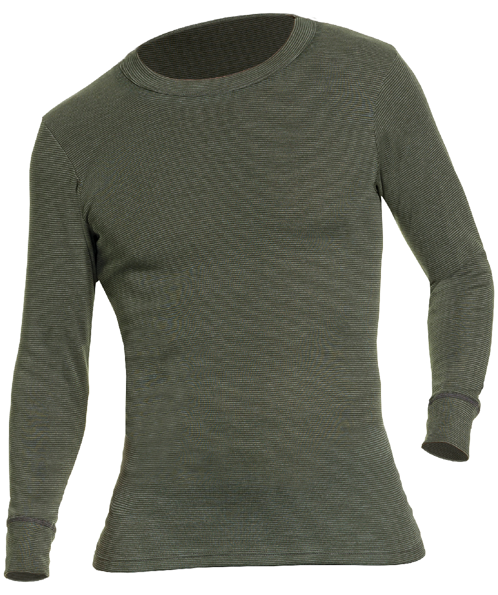 Kumpf Klimaflausch chemise  manches longues, vert olive, XX77116