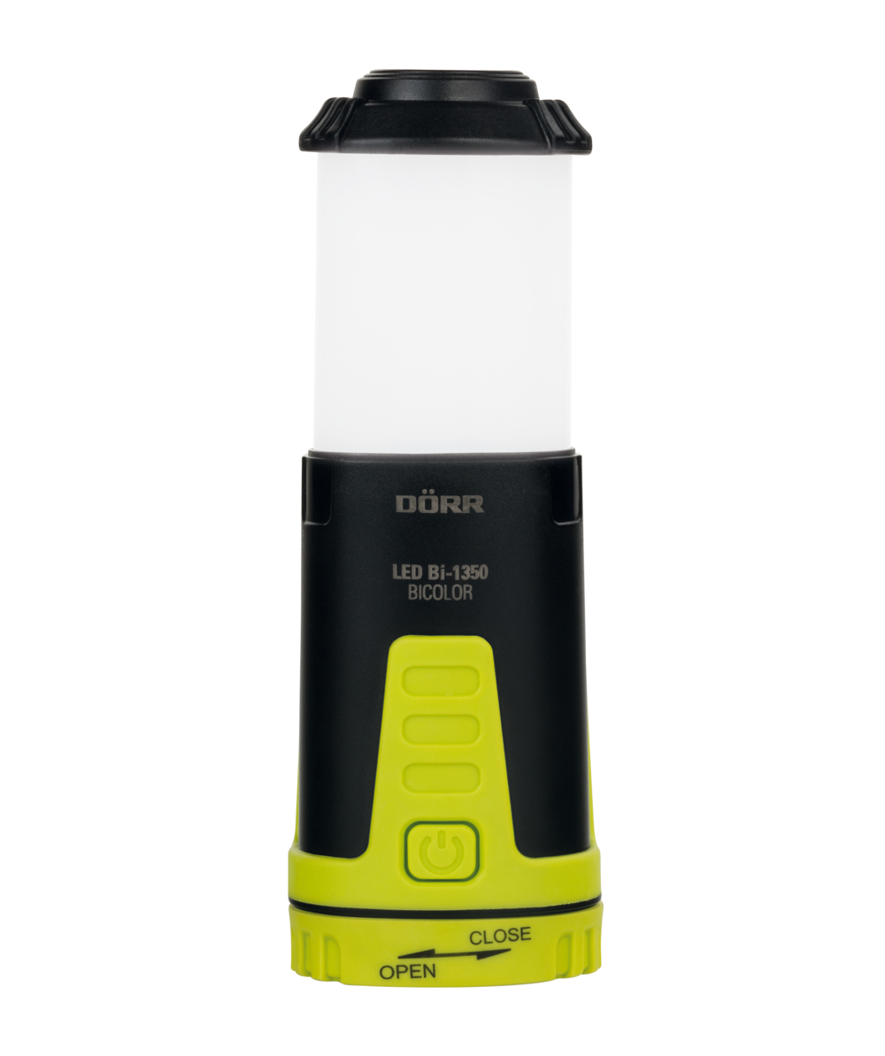 Lampe de camping LED DRR Bi-1350 noir/jaune fluo, noir/jaune fluo, XXDR980546