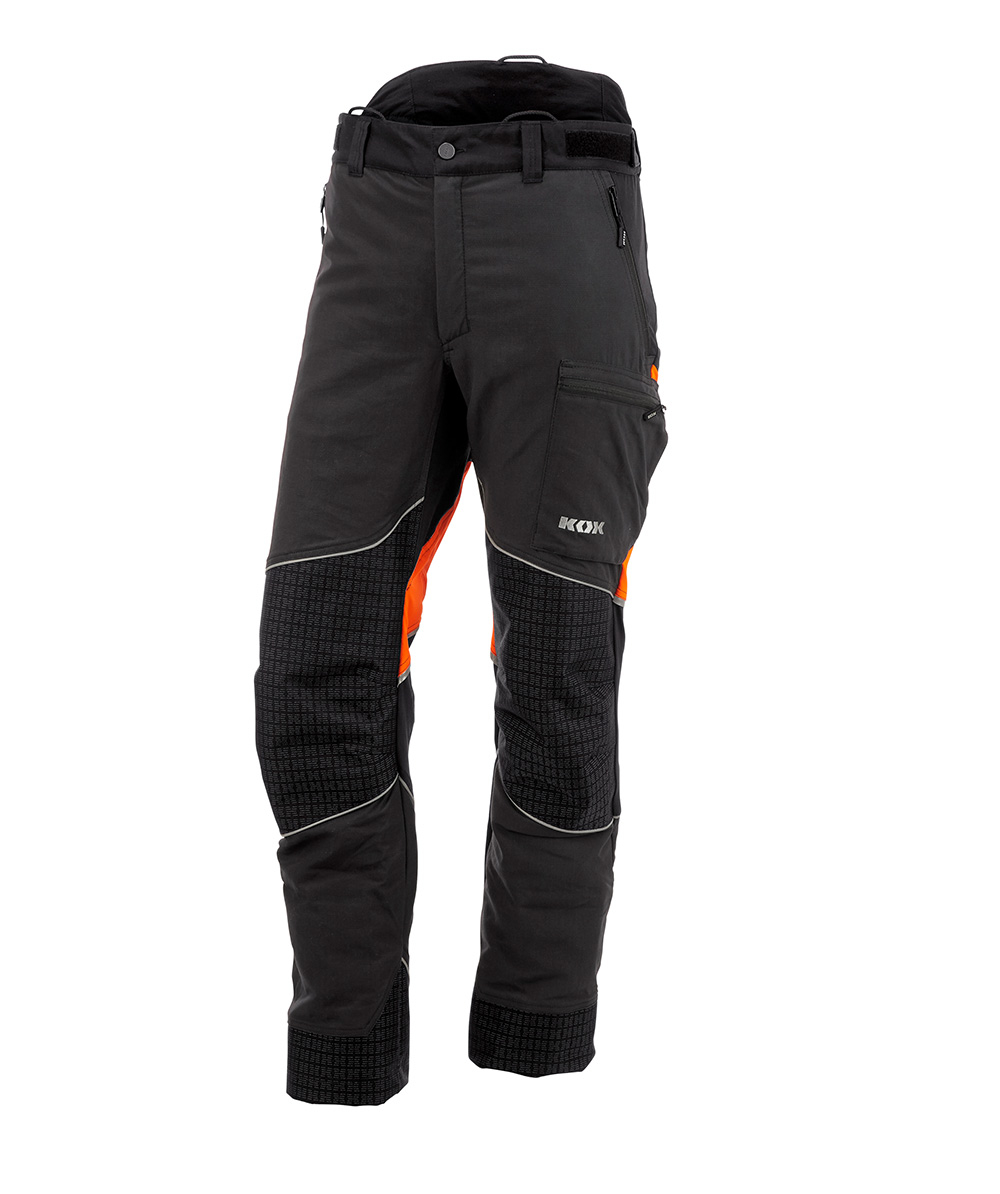 Pantalon anti-coupure KOX Performance Anthracite/Orange, XX71234