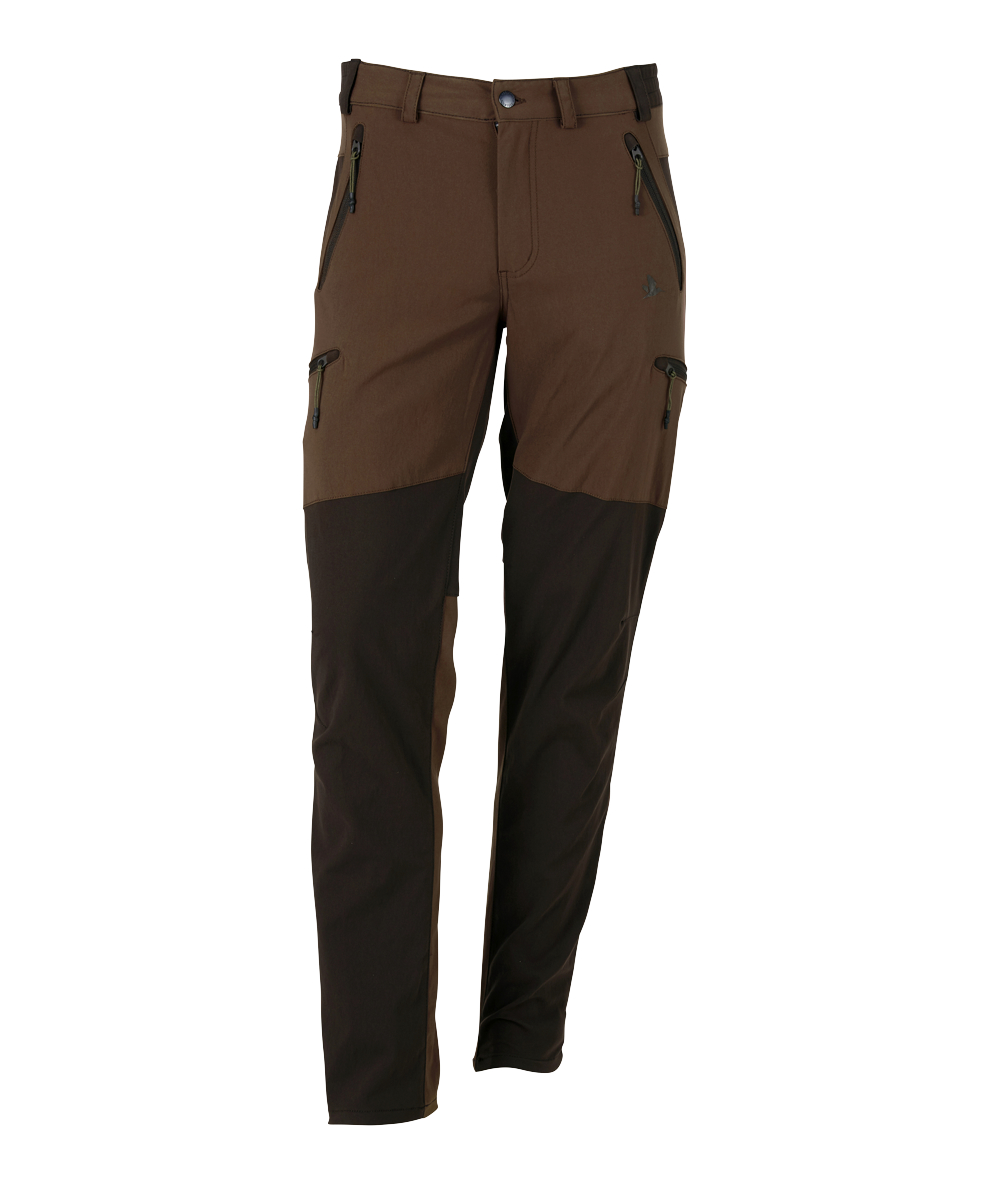 Pantalon de plein air stretch Seeland pine green / marron fonc, Pine Green / marron fonc, XXSL1112317