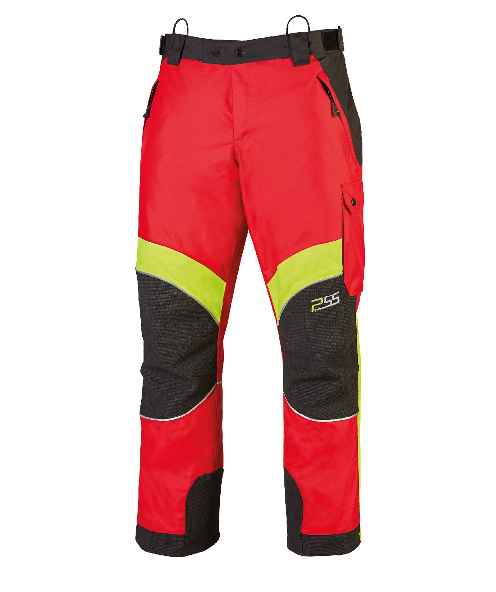 Pantalon de pluie PSS X-treme Rain, rouge/jaune, XX72207