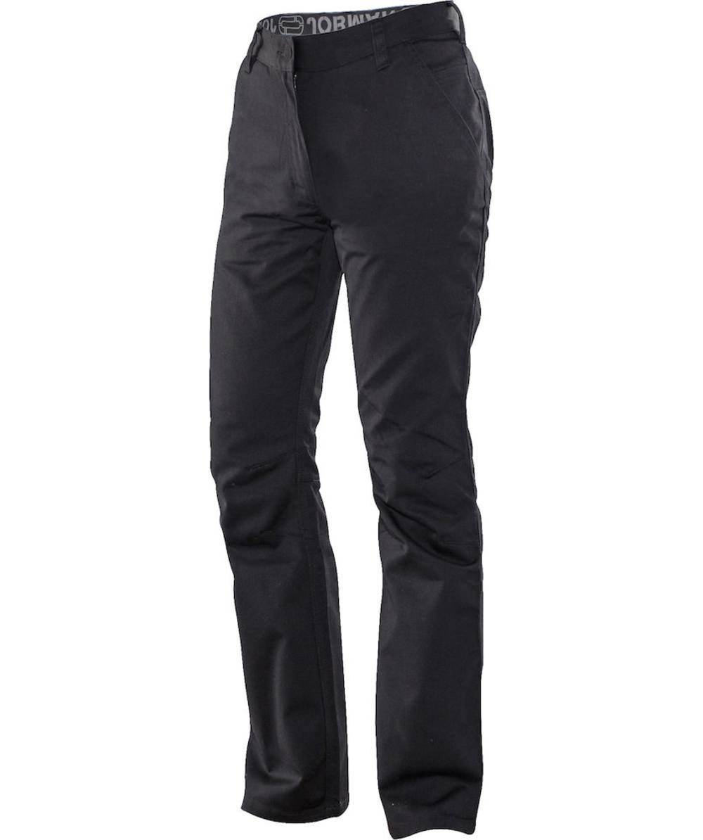 Pantalons chino femme Jobman 2720, Noir, XXJB2720S