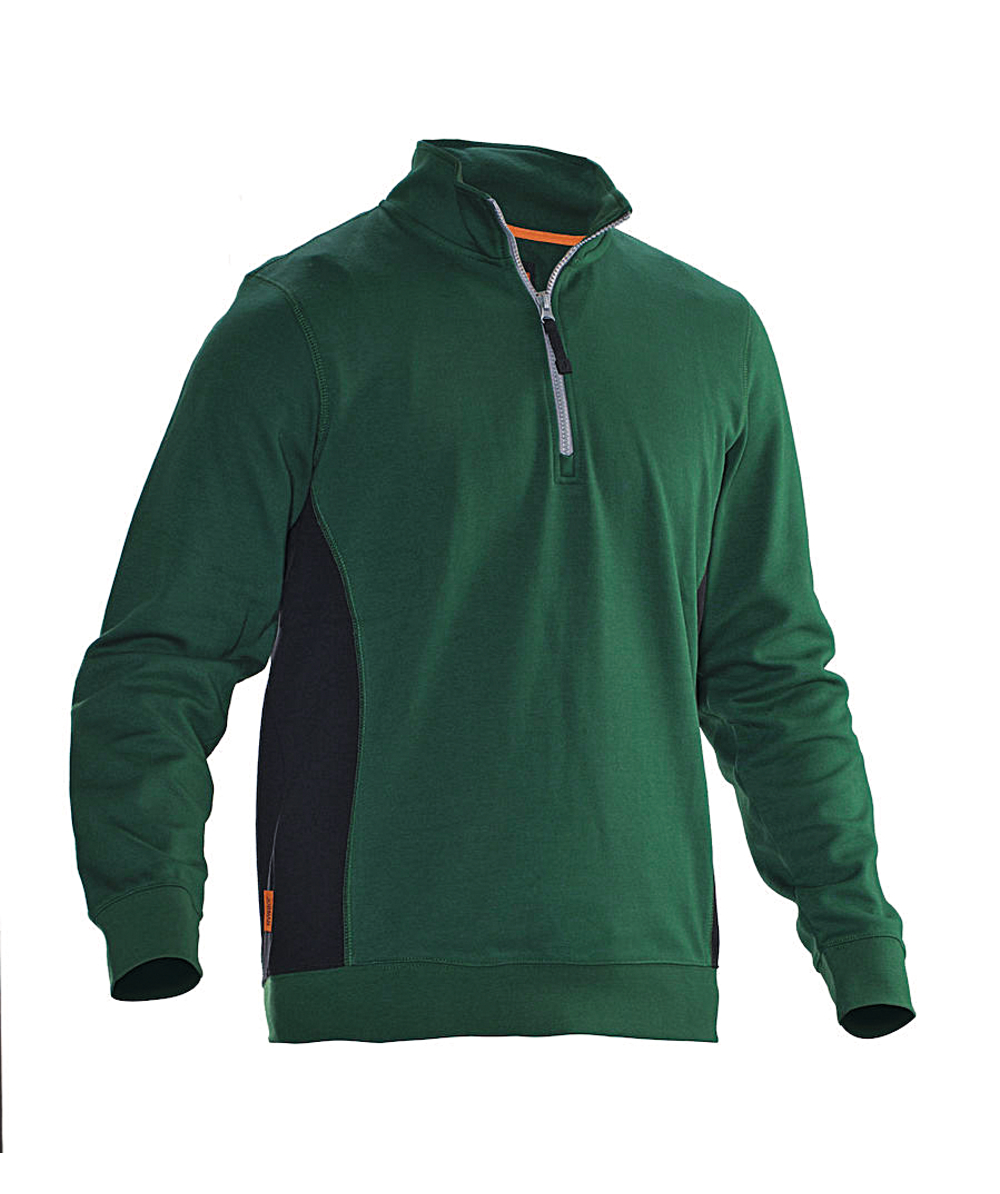 Pull Jobman 5401 vert/noir, vert/noir, XXJB5401GR