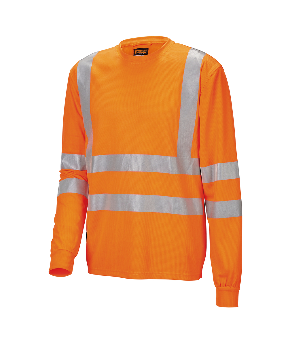 T-shirt à manches longues Jobman HiVis 5593 Orange