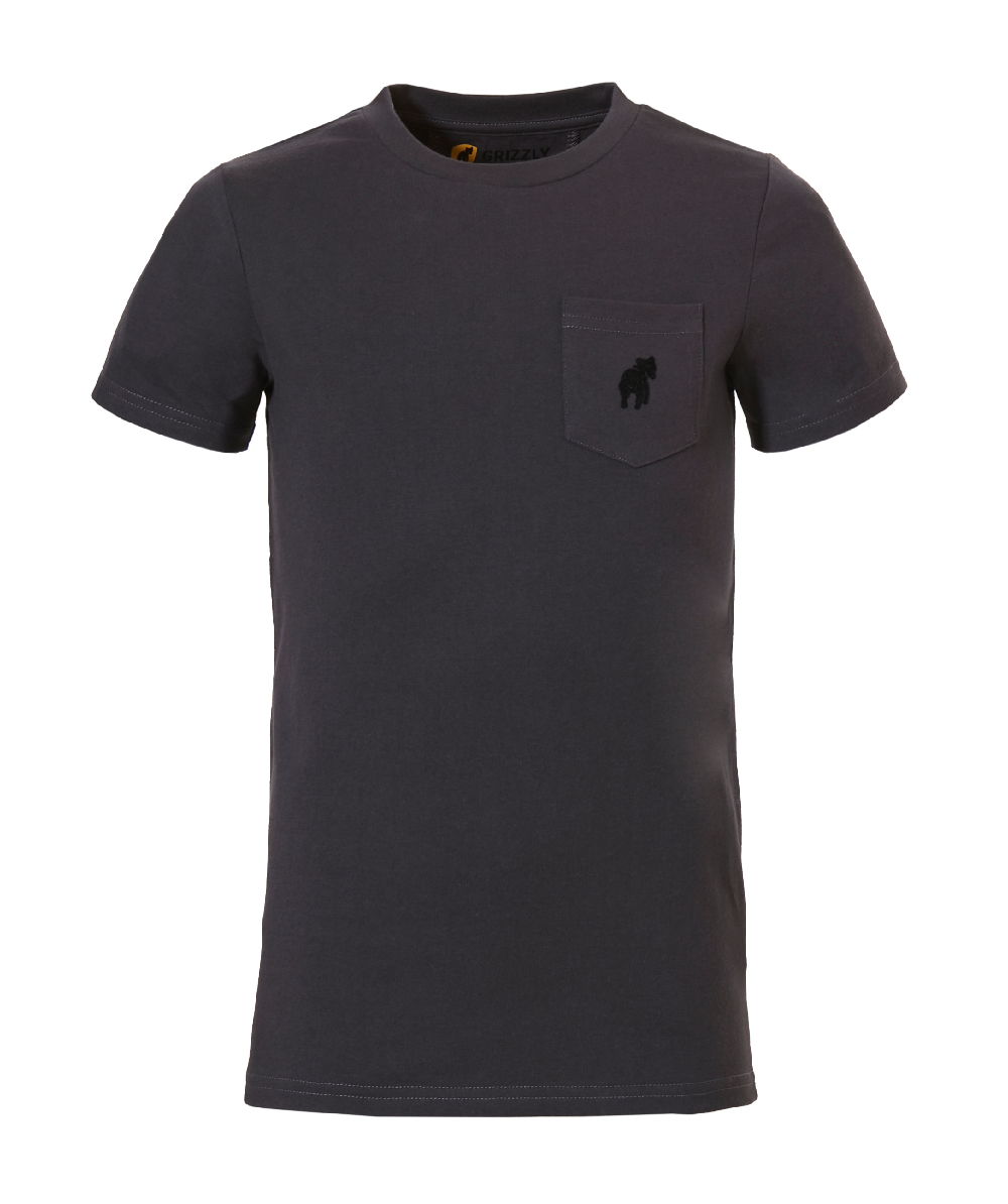 T-shirt manches courtes anti-tiques Grizzly Enfant Laval gris, XX77191