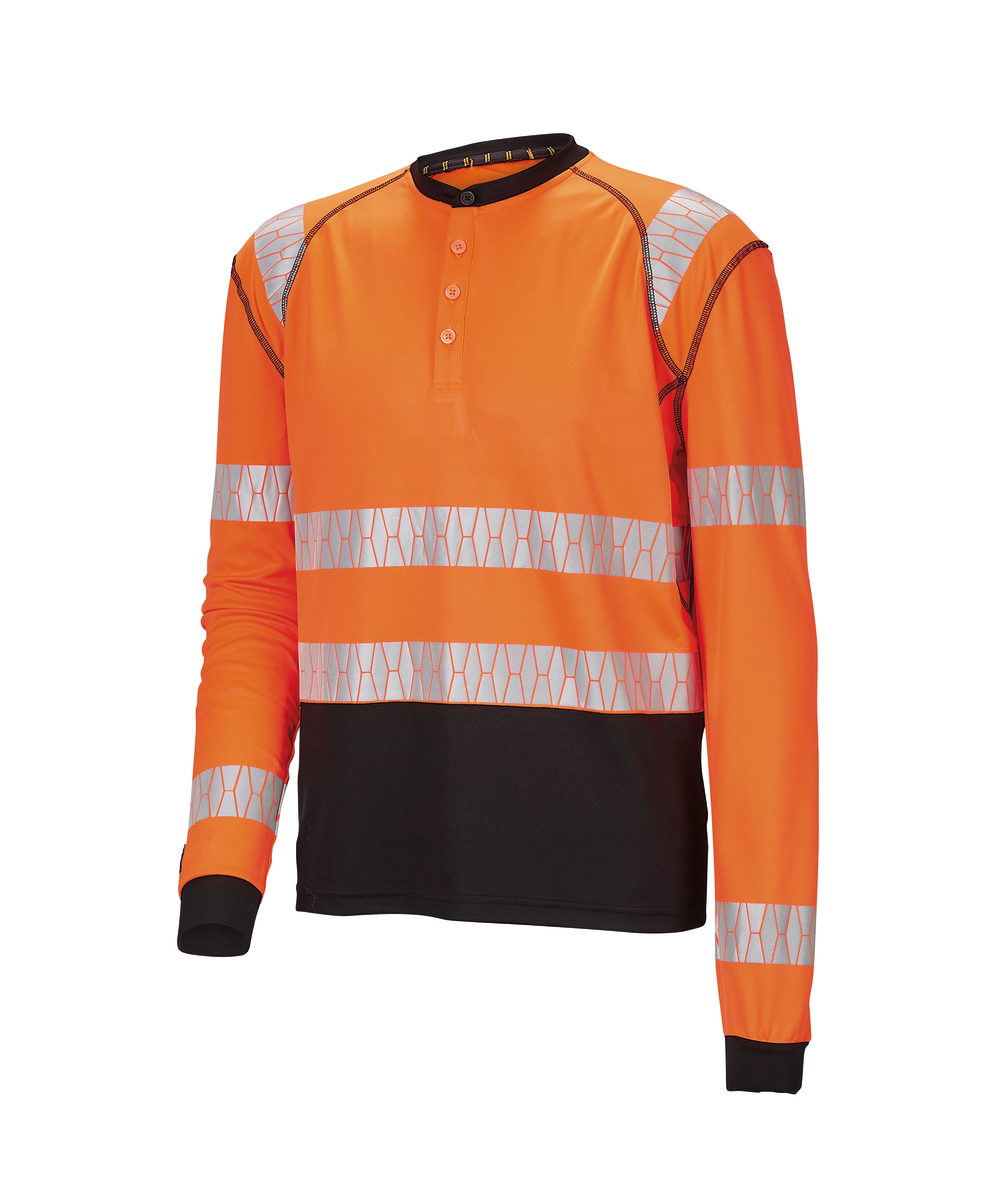 Tricot UV  manches longues Jobman HiVis 5598, orange/noir, XXJB5598OS