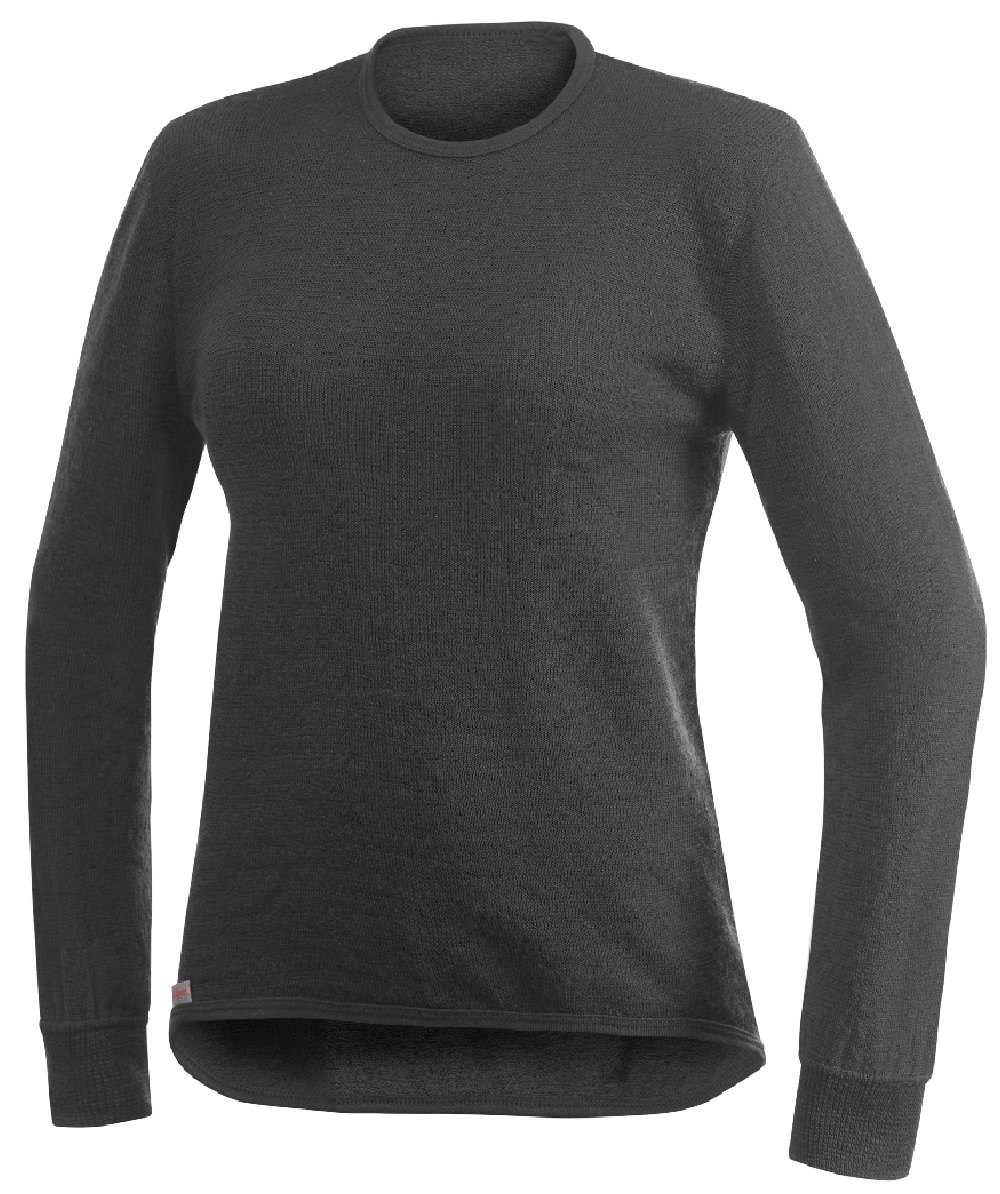 Tricot de corps  col rond Woolpower Crewneck 200 / T-shirt  manches longues en mrinos gris, XXWP7112G