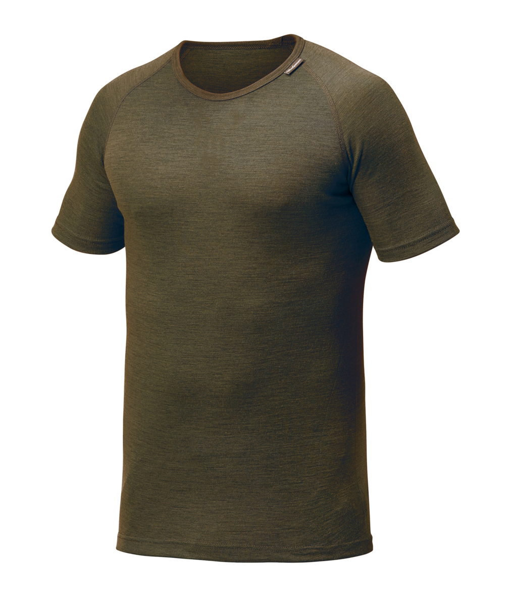 Tricot de corps  col rond Woolpower Tee LITE / T-shirt  manches courtes en mrinos pine green, vert, XXWP7101GR