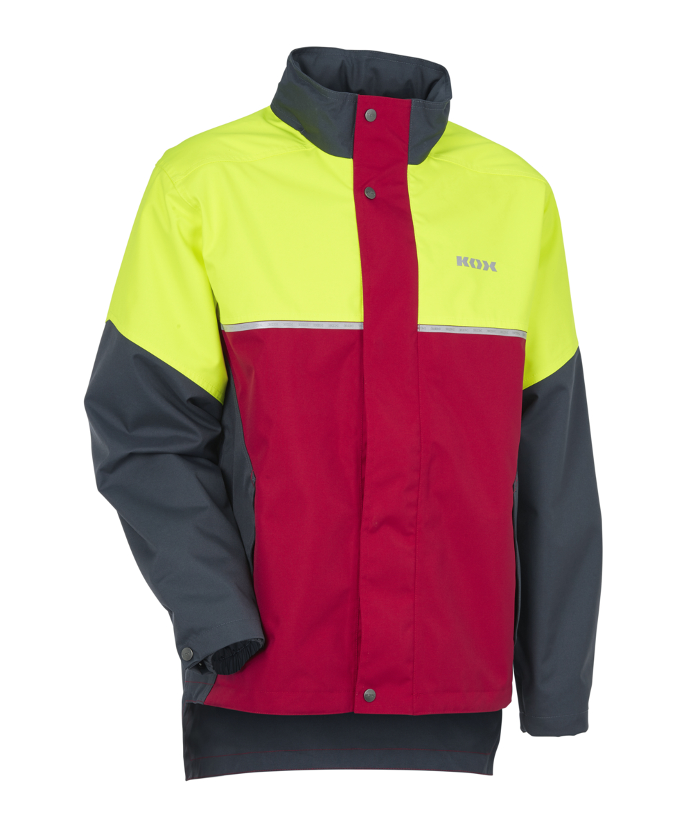 Veste de pluie Aquatex 2.0 KOX rouge/jaune, rouge/jaune, XX72409