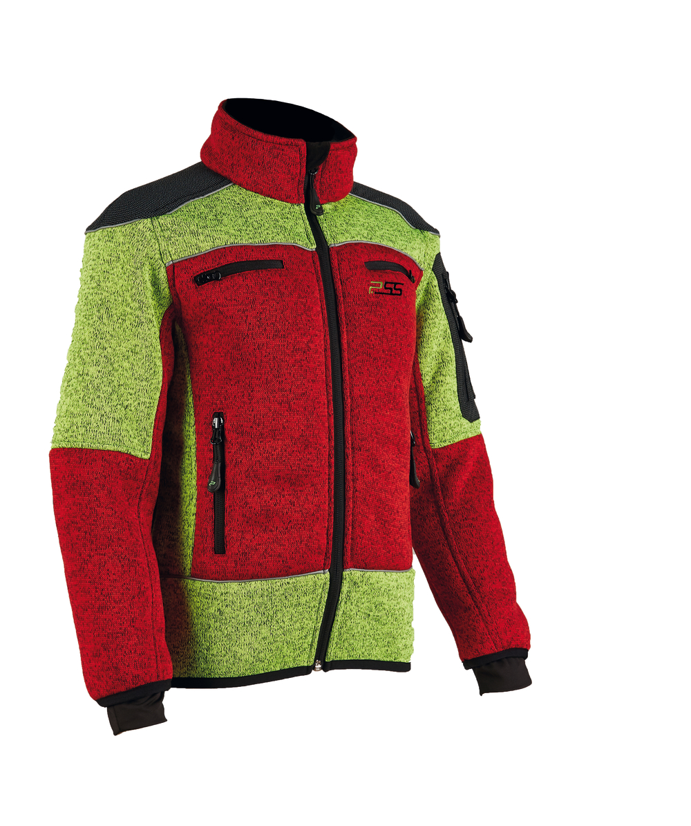 Veste en tricot polaire PSS pour enfant X-treme Arctic Kids jaune/rouge, jaune/rouge, XX76133