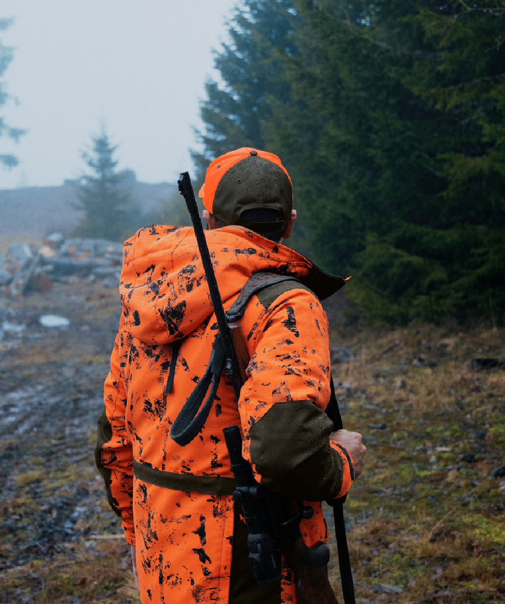 Blouson de chasse orange cheap