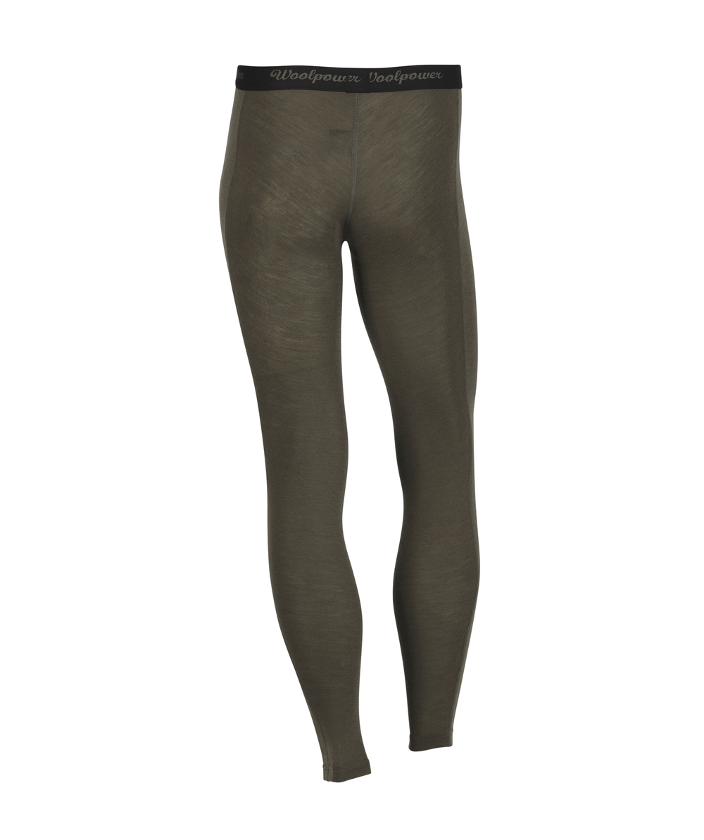 Woolpower Long Johns Ms LITE Cale on long pine green