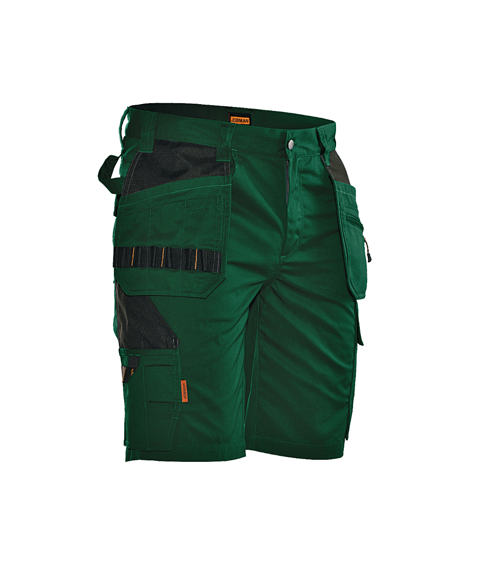 Short de travail Jobman 2722 vert/noir, vert/noir, XXJB2722GR