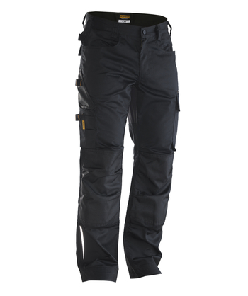 Pantalon de travail stretch 2324 de Jobman noir, noir, XXJB2324S